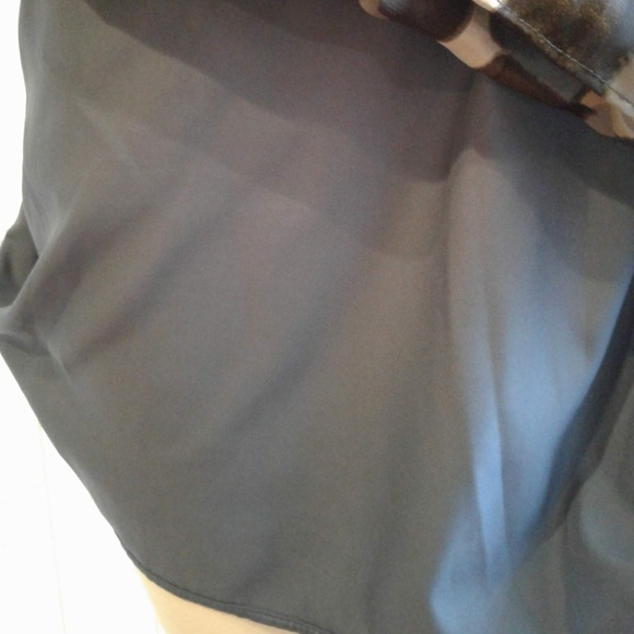 BCBGGirls Blue & Black empire waist dress - Picture 5 of 8